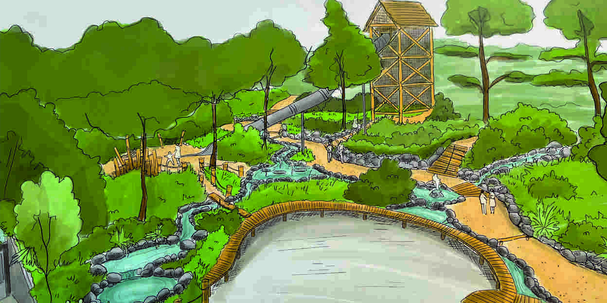 Erweiterung des Elefantengeheges und ein neuer Spielplatz