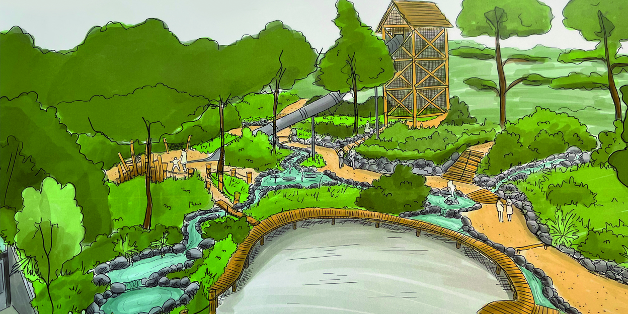 Erweiterung des Elefantengeheges und ein neuer Spielplatz