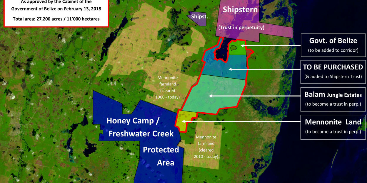 Naturreservat Belize erweitert